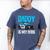 Daddy Is My Hero Police Toddler Police Officer Cop Boys Kids Men's Comfort Colors T-Shirt Blue Jean