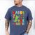 Daddy Of The One-A-Saurus 1St Birthday Boy Dinosaur Men's Comfort Colors T-Shirt Blue Jean
