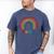 Daddy Rainbow For Women Men Family Matching Birthday Men's Comfort Colors T-Shirt Blue Jean