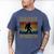 Daddy Squatch Bigfoot Dad Sasquatch Yeti Family Matching Men's Comfort Colors T-Shirt Blue Jean