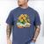 Daffodils Flowers Book Floral Men's Comfort Colors T-Shirt Blue Jean