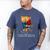 Daniel And Dad Tiger Dark Shirt Men's Comfort Colors T-Shirt Blue Jean
