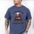 Dark Romance Merch I Put Down My Book Lover Spicy Skeleton Men's Comfort Colors T-Shirt Blue Jean