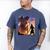 David And Goliath Bible Book Of Samuel Famous Bible Story Men's Comfort Colors T-Shirt Blue Jean