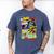 DC Comics Father's Day Justice League Dad Attributes Men's Comfort Colors T-Shirt Blue Jean