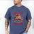 Dear Santa Only My Books Were Naughty Men's Comfort Colors T-Shirt Blue Jean