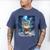 Deer Reads Book Women Girls Reindeer Men's Comfort Colors T-Shirt Blue Jean