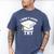 I Didn't Even Try 2018 Senior Graduation Shirt Men's Comfort Colors T-Shirt Blue Jean