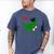 Dinosaur Rawr Diploma Graduate Graduation Men's Comfort Colors T-Shirt Blue Jean