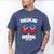 Discipline Arsenal Pinoy Nostalgia Filipino Tsinelas Premium Tri-Blend Men's Comfort Colors T-Shirt Blue Jean