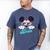 Disney Mickey And Friends Cool Mickey Summer Vibes Dad Logo Men's Comfort Colors T-Shirt Blue Jean
