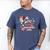 Disney Minnie Mouse Mermaid Dad Of The Birthday Girl Men's Comfort Colors T-Shirt Blue Jean