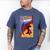 Disney Pixar The Incredibles Omnidroid Comic Book Cover Men's Comfort Colors T-Shirt Blue Jean