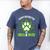 Dogs And Weed Dad Mom Dog Lover Cannabis Marijuana For Men Women Men's Comfort Colors T-Shirt Blue Jean