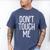 Don't Touch Me For Boy Girl Men Women Introvert Men's Comfort Colors T-Shirt Blue Jean