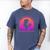 With A Dreamy Far-Off Look And Her Nose Stuck In A Book Men's Comfort Colors T-Shirt Blue Jean
