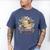 Easily Distracted By Books Book Wildflowers Book Lovers Men's Comfort Colors T-Shirt Blue Jean