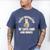 Easily Distracted By Cats & Books Tee Reader Book Worm Men's Comfort Colors T-Shirt Blue Jean