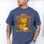 Easily Distracted By Cats And Books Cute Cat Book Lover Men's Comfort Colors T-Shirt Blue Jean