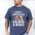 Easily Distracted By Goldens & Books Golden Retriever Dog Men's Comfort Colors T-Shirt Blue Jean