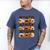 Educated Afro Women Girl Reading Book Future HBCU Grad Men's Comfort Colors T-Shirt Blue Jean
