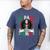El Papa Mas Chingon Mexican Dad Husband Regalo Flag Men's Comfort Colors T-Shirt Blue Jean
