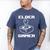 Elder Gamer Retro Video Game Nostalgia Old Gamer Premium Tri-Blend Men's Comfort Colors T-Shirt Blue Jean