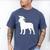 English Mastiff Graduation Dog Graduate Men's Comfort Colors T-Shirt Blue Jean