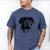 English Mastiff Sketch Drawing Art Dog Lover Mom Dad Women Men's Comfort Colors T-Shirt Blue Jean