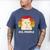 Ew People Introvert Cat Lover Crazy Colorful Cat Lady Men's Comfort Colors T-Shirt Blue Jean