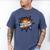 Explosions Are My Art Comic Book Boom Men's Comfort Colors T-Shirt Blue Jean