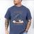 F-CAW-F Crow Book Lover Reader Gothic Humor Men's Comfort Colors T-Shirt Blue Jean