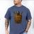 Faithful Warrior Man Of God Christian Men Knight Armor Dad Men's Comfort Colors T-Shirt Blue Jean