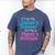 Family Tee I Got My Daddy's Temper And Mama's Attitude Men's Comfort Colors T-Shirt Blue Jean