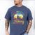 Father Daughter Fishing Partner For Life Retro Matching Dad Men's Comfort Colors T-Shirt Blue Jean