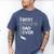 Father's Day Hockey Dad Best Puck'n Dad Ever Men's Comfort Colors T-Shirt Blue Jean