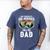 My Favorite Ski Buddies Call Me Dad For Ski Dad Men's Comfort Colors T-Shirt Blue Jean