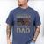My Favorite Swimmer Calls Me Dad Fathers Day Men's Comfort Colors T-Shirt Blue Jean