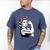 Female Librarian Rosie Riveter Book Guardian Woman Men's Comfort Colors T-Shirt Blue Jean