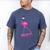 Flamingo Nailed It Graduation Flamingo Men's Comfort Colors T-Shirt Blue Jean