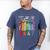 Floral Foxglove Daisy Tulip 8647 Books Lover Blooming Flower Men's Comfort Colors T-Shirt Blue Jean