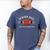Football Senior Dad 2026 The 4th Quarter Men's Comfort Colors T-Shirt Blue Jean