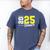 Football Senior Night Football Senior 2025 Graduation 55 Men's Comfort Colors T-Shirt Blue Jean