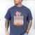 With Freedom Flowers Books And The Moon Men's Comfort Colors T-Shirt Blue Jean