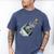 Frutiger Aero Aesthetic Tech Computer Aquarium Fishes Men's Comfort Colors T-Shirt Blue Jean
