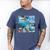 Frutiger Aero Retro Vibes Men's Comfort Colors T-Shirt Blue Jean