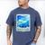 Frutiger Aero Skeuomorphism User Interface Nostalgia Men's Comfort Colors T-Shirt Blue Jean