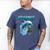 Frutiger Aero Splashy Dolphin Y2k Aesthetic Graphic Men's Comfort Colors T-Shirt Blue Jean