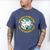 Funny Introvert Cat I Can't Go I'm An Inside Cat Homebody Men's Comfort Colors T-Shirt Blue Jean