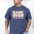 Game Over Class Of 2018 Graduation Shirt Men's Comfort Colors T-Shirt Blue Jean